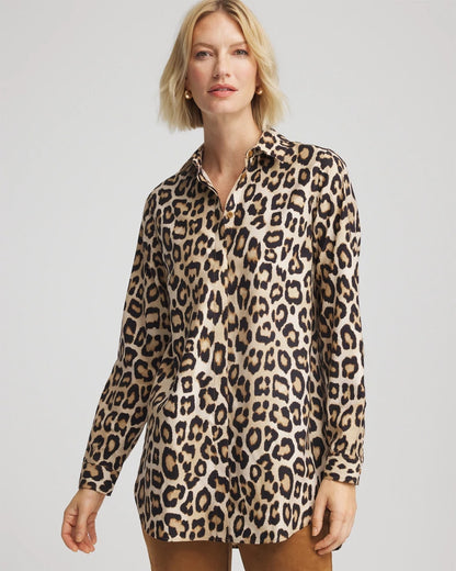 No Iron™ Animal-Print Tunic - Chico's