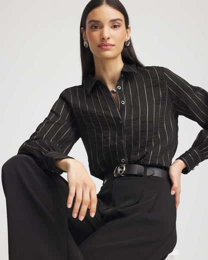 Classic Soft Button-front Blouse - Chico's