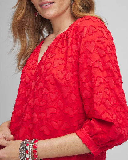 Embellished Valentine's Day Blouse - Chico's