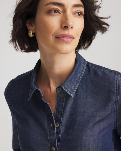 Tencel™ Classic-Fit Denim Tunic - Chico's