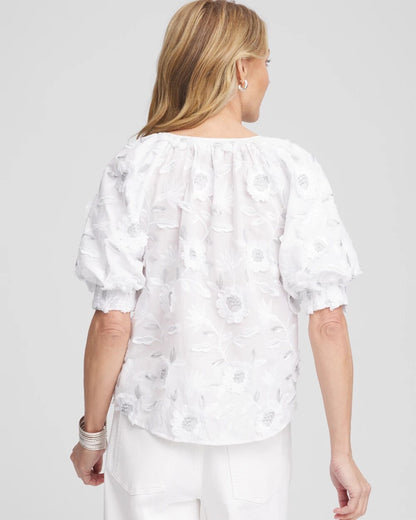 Applique Embroidered Top - Chico's