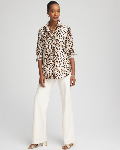 No Iron™ Animal Print Shirt - Chico's