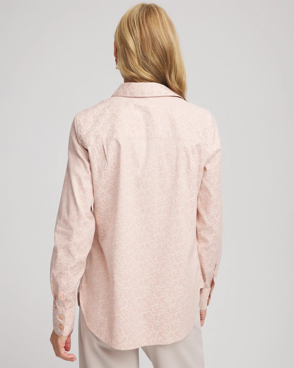 No Iron™ Feminine Jacquard Shirt - Chico's