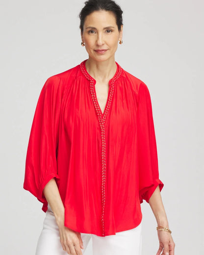 Braided Batwing Blouse - Chico's