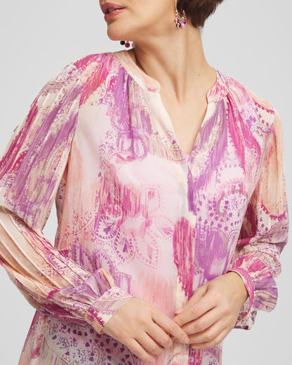 Georgette Pintuck Blouse - Chico's