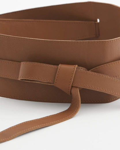 Leather Double-Sided Obi Belt - Chico's