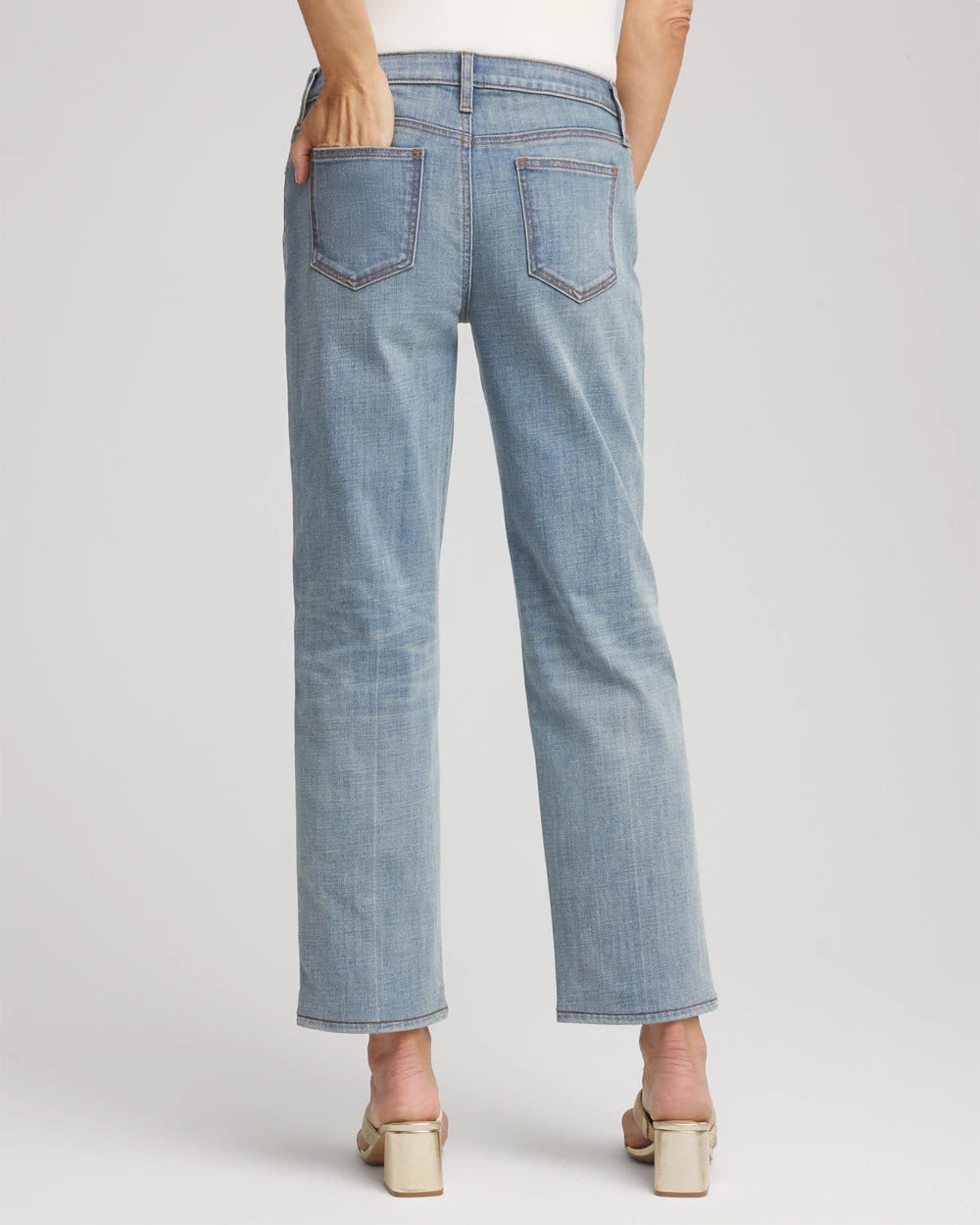 Girlfriend Straight Ankle Jeans - Chico's