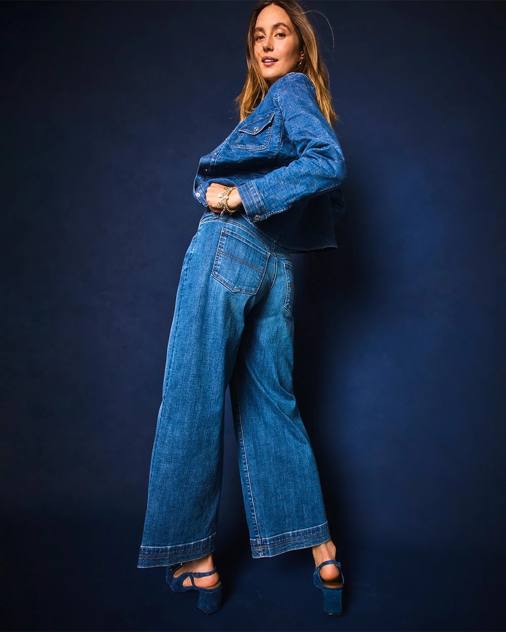 Double Stitch Wide-Leg Cropped Pants - Chico's