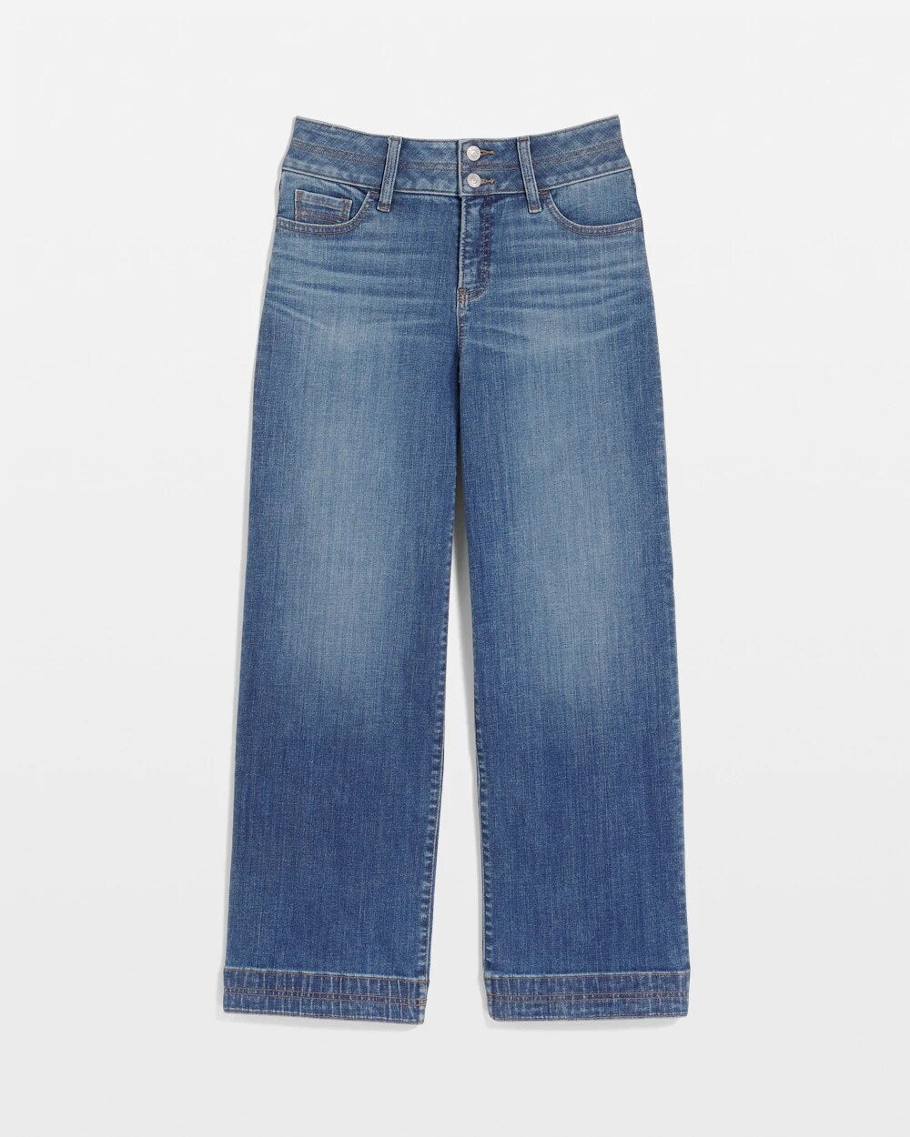 Double Stitch Wide-Leg Cropped Pants - Chico's