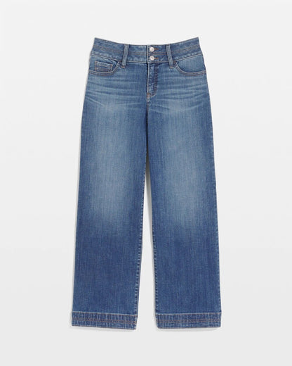 Double Stitch Wide-Leg Cropped Pants - Chico's