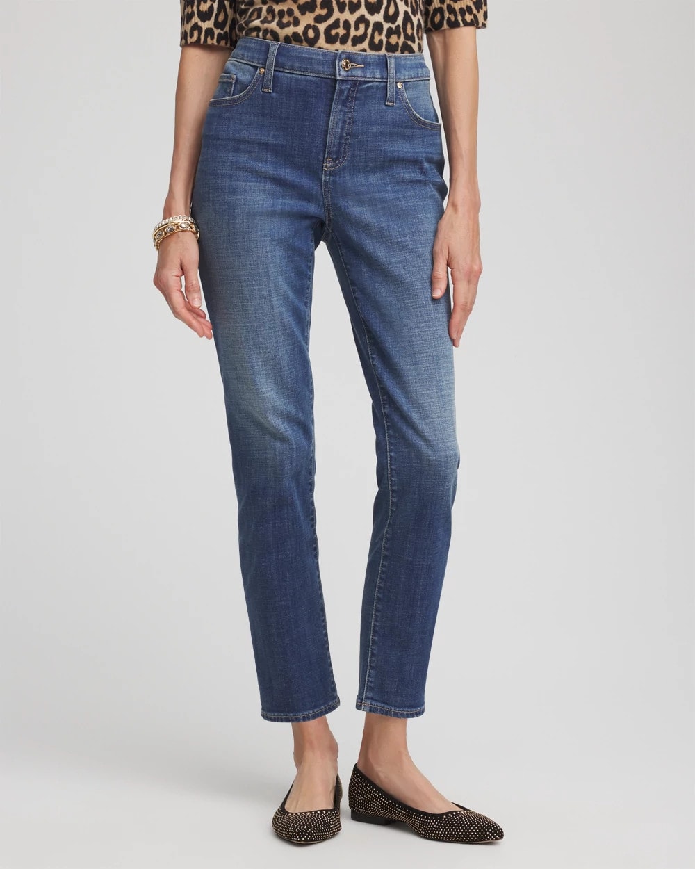 Girlfriend Slim Cropped Jeans - Chico's