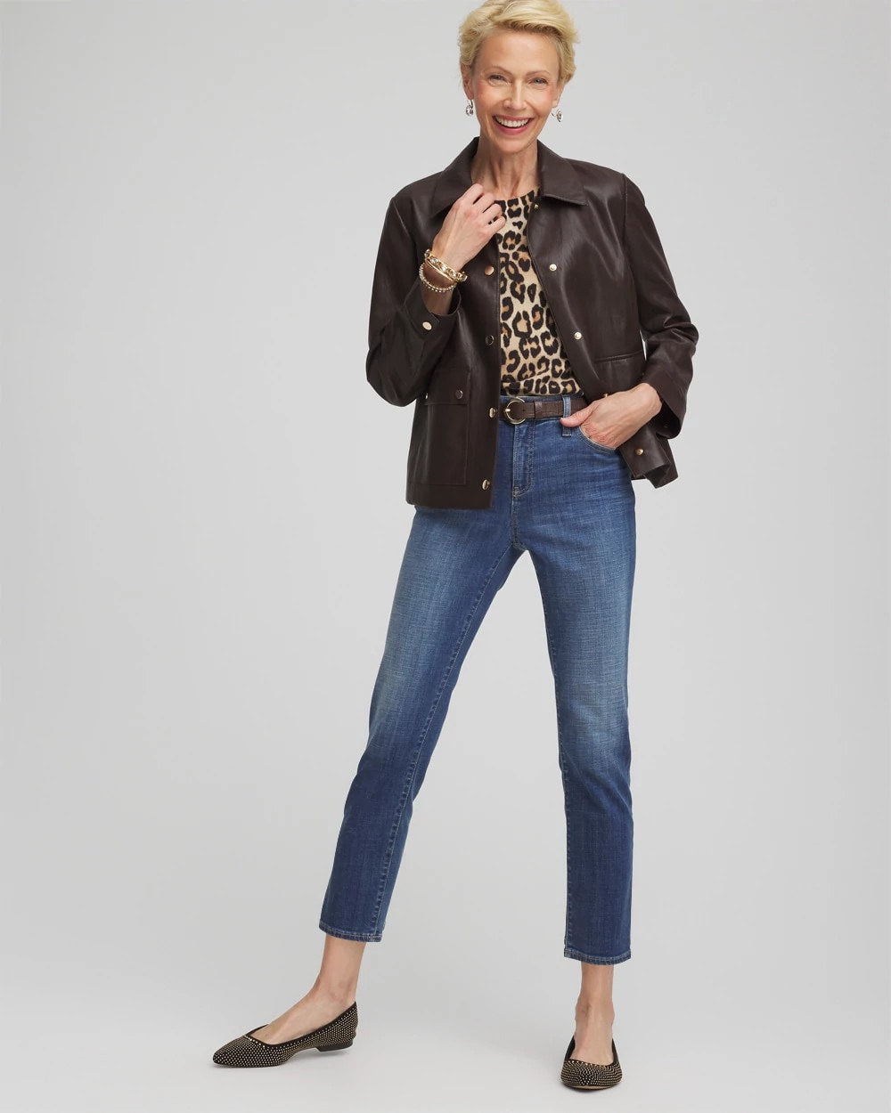Girlfriend Slim Cropped Jeans - Chico's