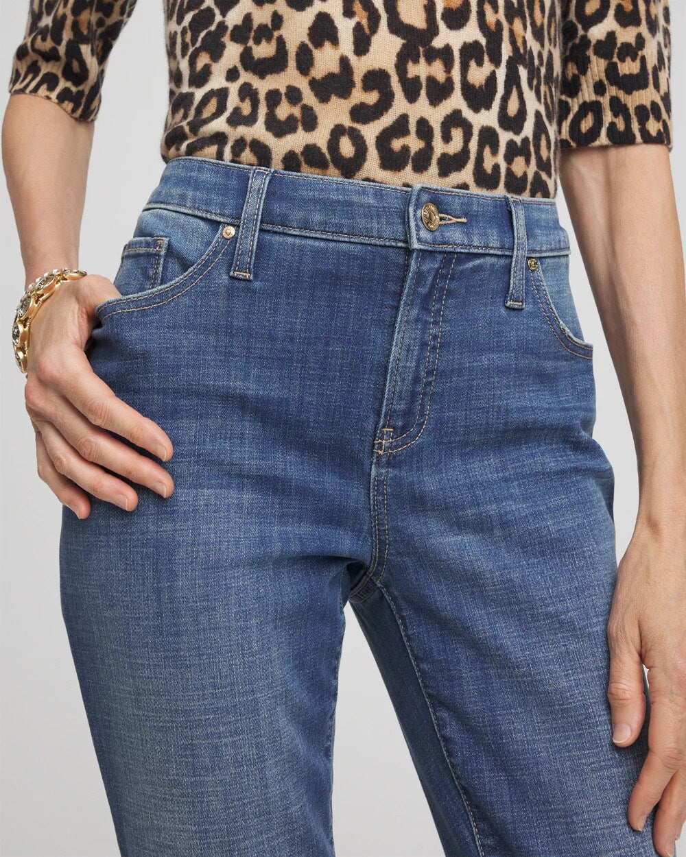 Girlfriend Slim Cropped Jeans - Chico's