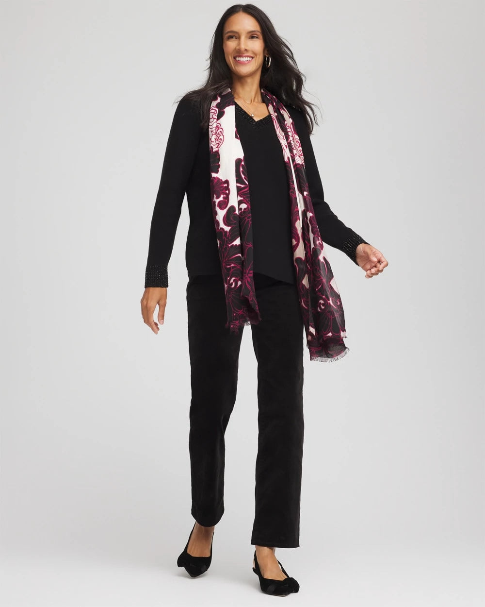 Velveteen Pull-On Flared Jeans - Chico's