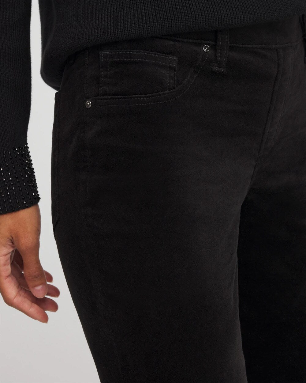 Velveteen Pull-On Flared Jeans - Chico's