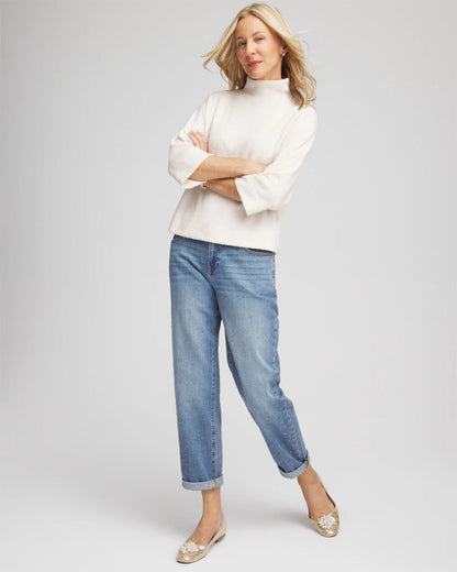 Dewdrop Boyfriend Cropped Jeans - Chico's