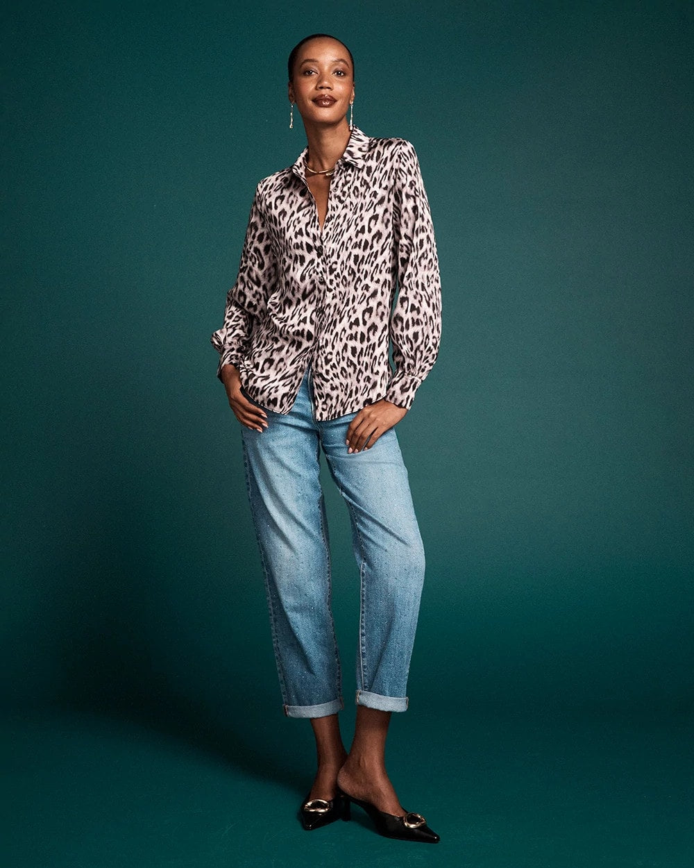 Dewdrop Boyfriend Cropped Jeans - Chico's