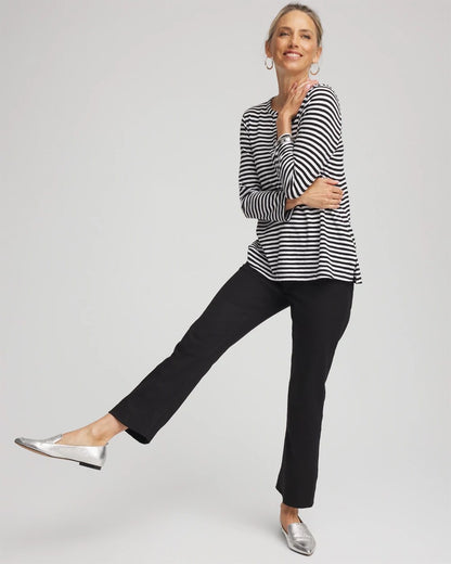 Cropped Girlfriend Kick-Flare Jeans - Chico's