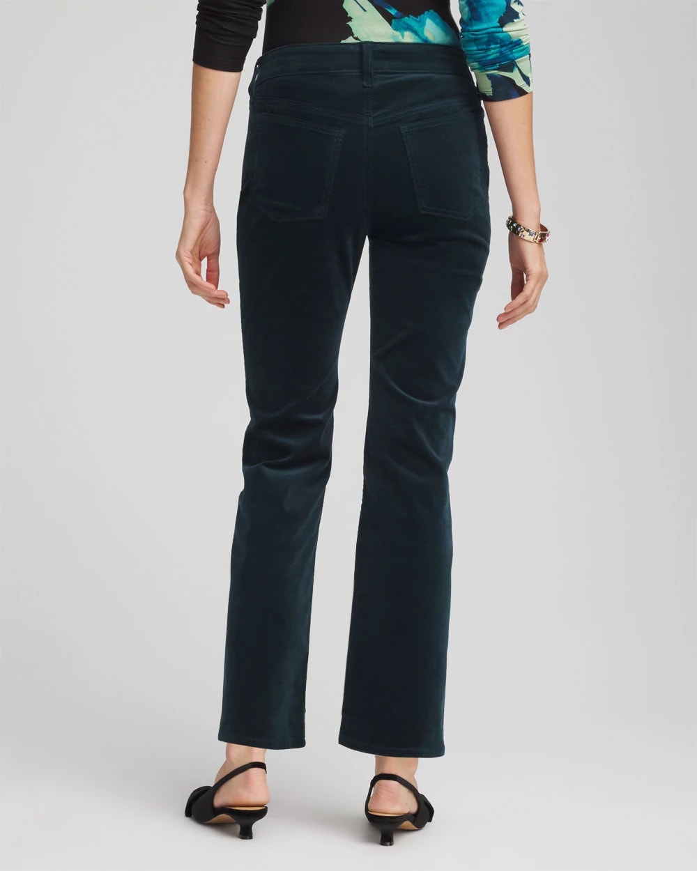 Velveteen Pull-On Flared Jeans - Chico's