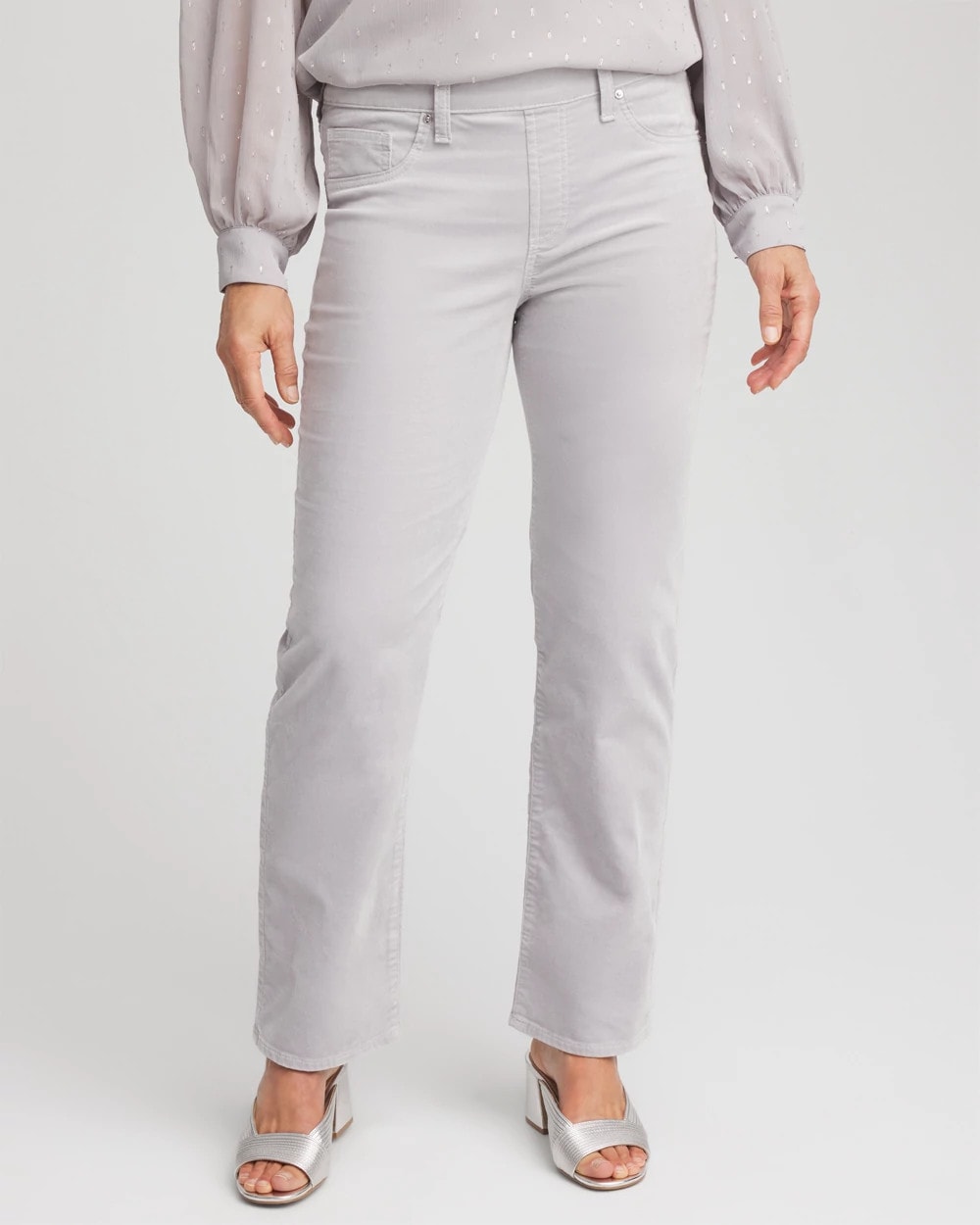 Velveteen Pull-On Flared Jeans - Chico's
