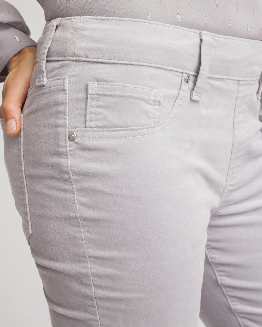Velveteen Pull-On Flared Jeans - Chico's