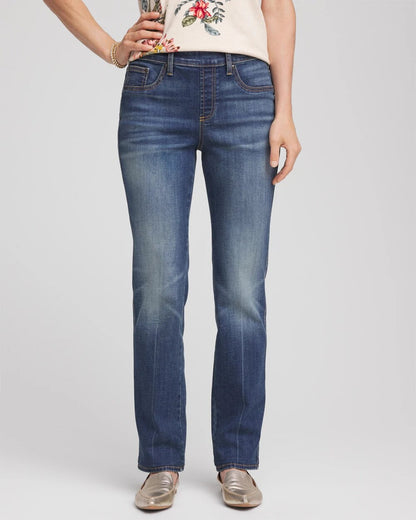 Pull-On Straight Jeans - Chico's
