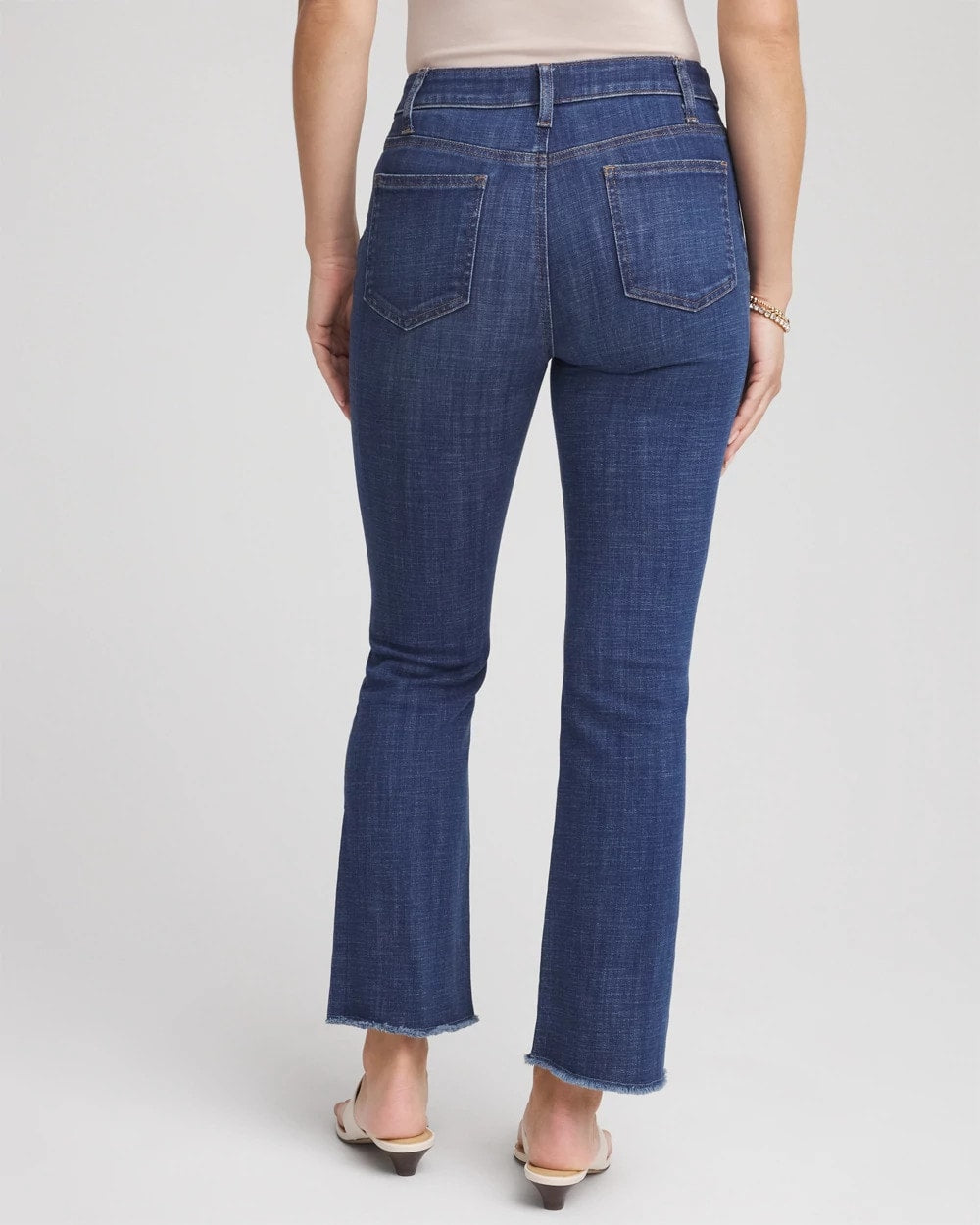 Girlfriend Fray Hem Kick Flare Jeans - Chico's