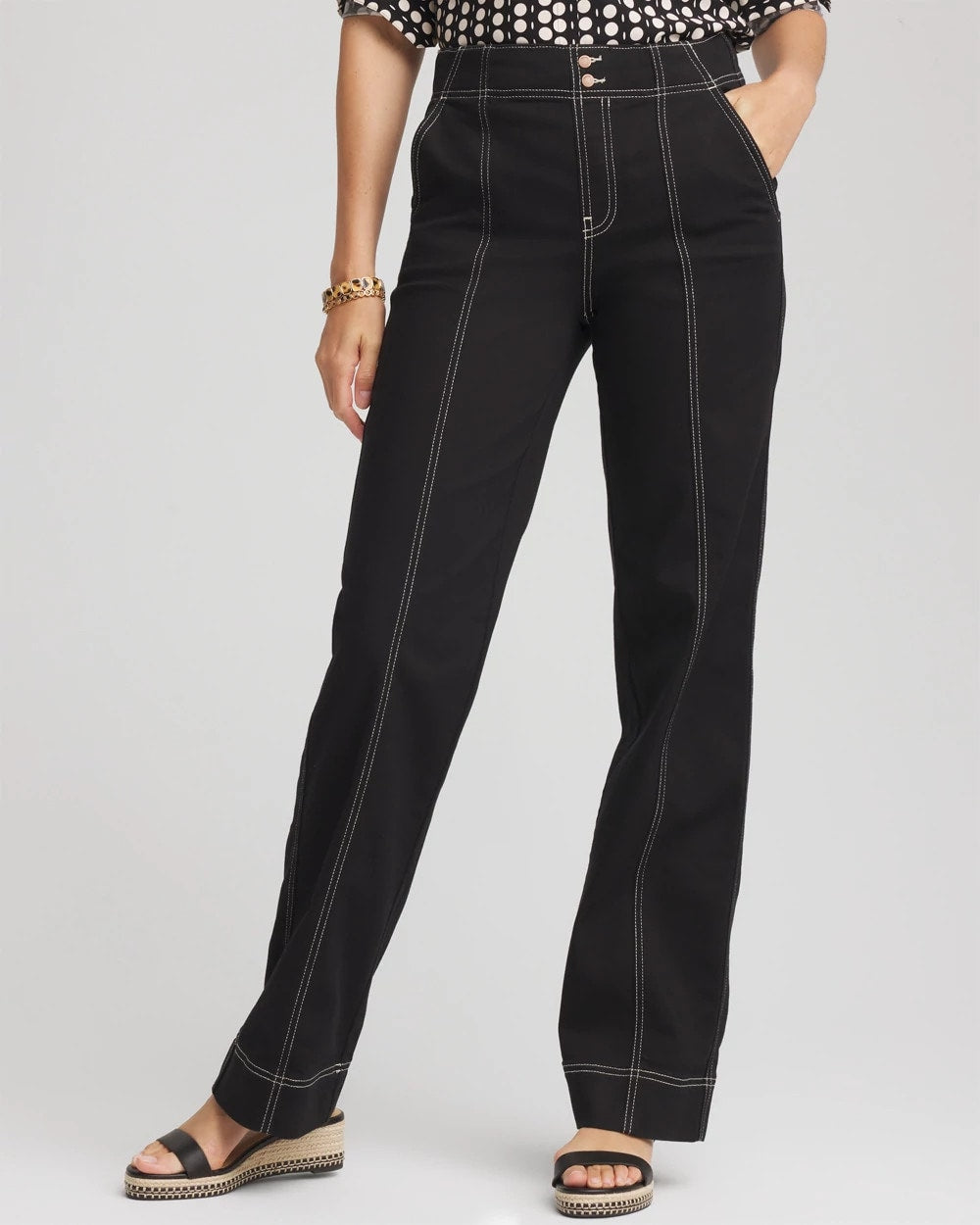 Pull-On Wide-Leg Jeans - Chico's