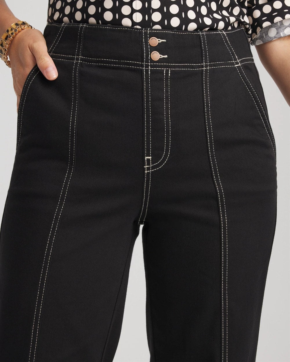 Pull-On Wide-Leg Jeans - Chico's