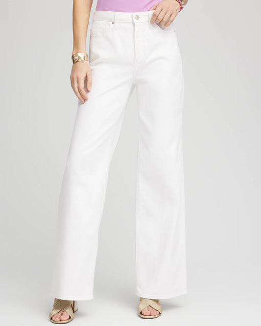 So Slimming® High-Rise Wide-Leg Jeans - Chico's