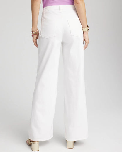 So Slimming® High-Rise Wide-Leg Jeans - Chico's