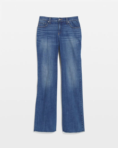 Girlfriend Frayed Flared Jeans - Chico's