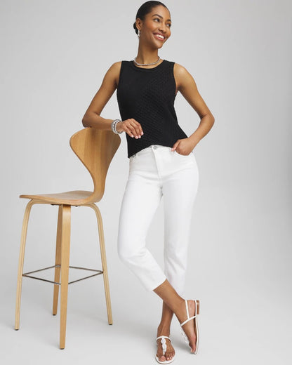 No Stain Girlfriend Cropped Jeans - Chico's