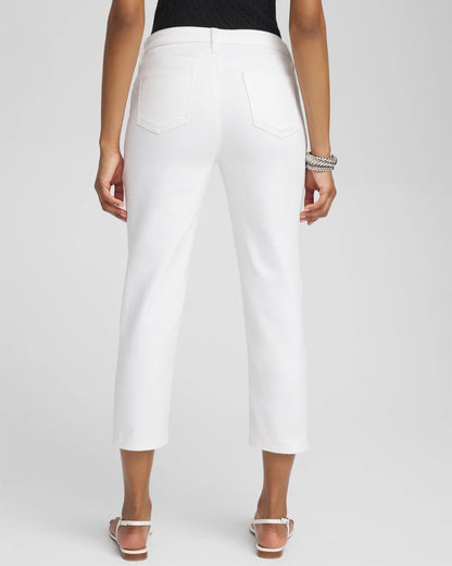 No Stain Girlfriend Cropped Jeans - Chico's