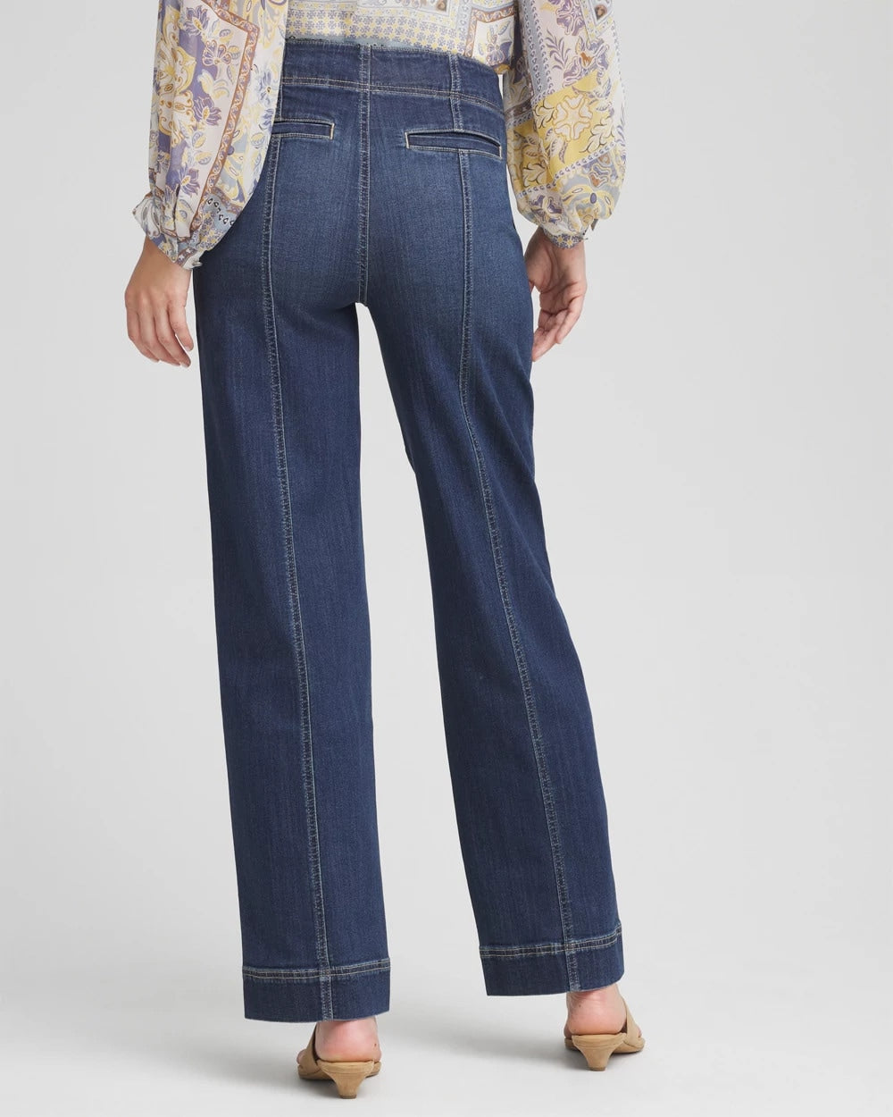 Pull-On Wide-Leg Jeans - Chico's