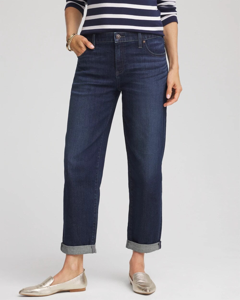 Cropped Boyfriend Jeans - Chico's