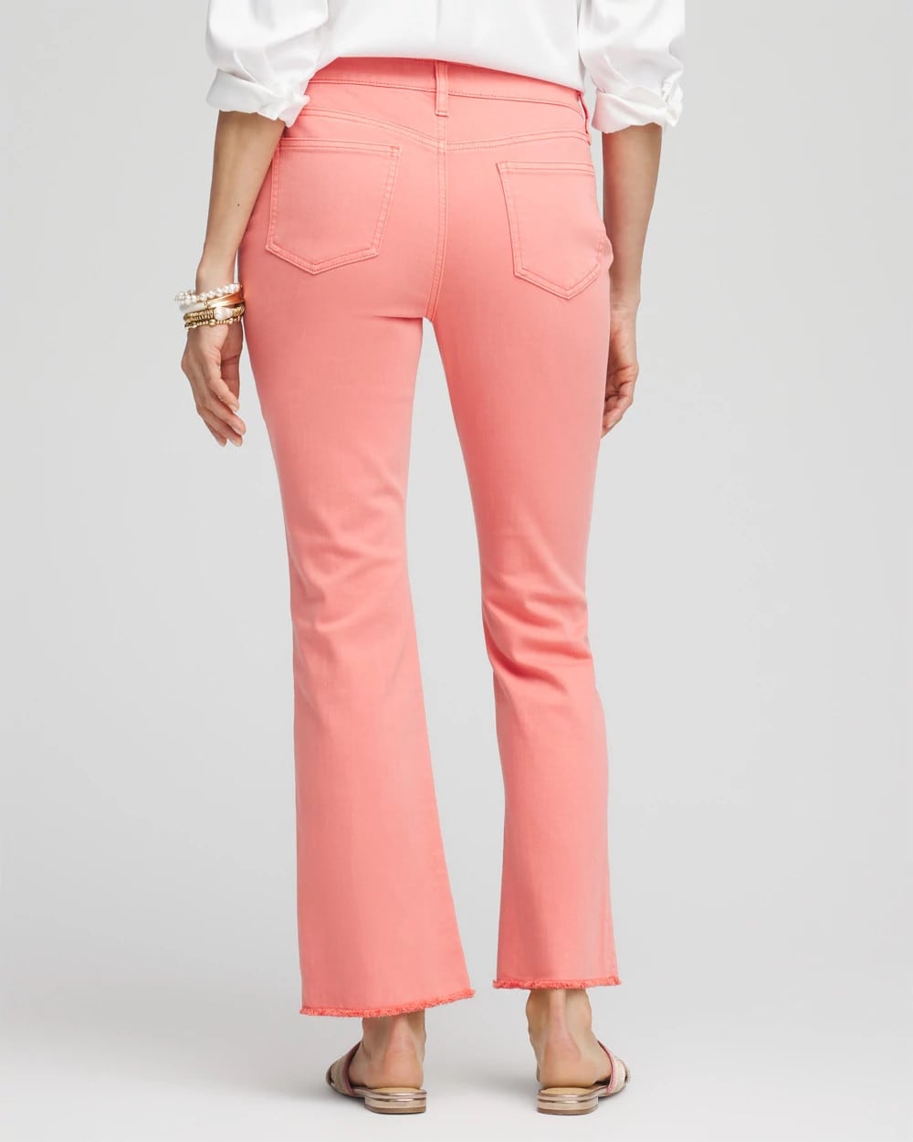 Girlfriend Fray Hem Kick Flare Jeans - Chico's