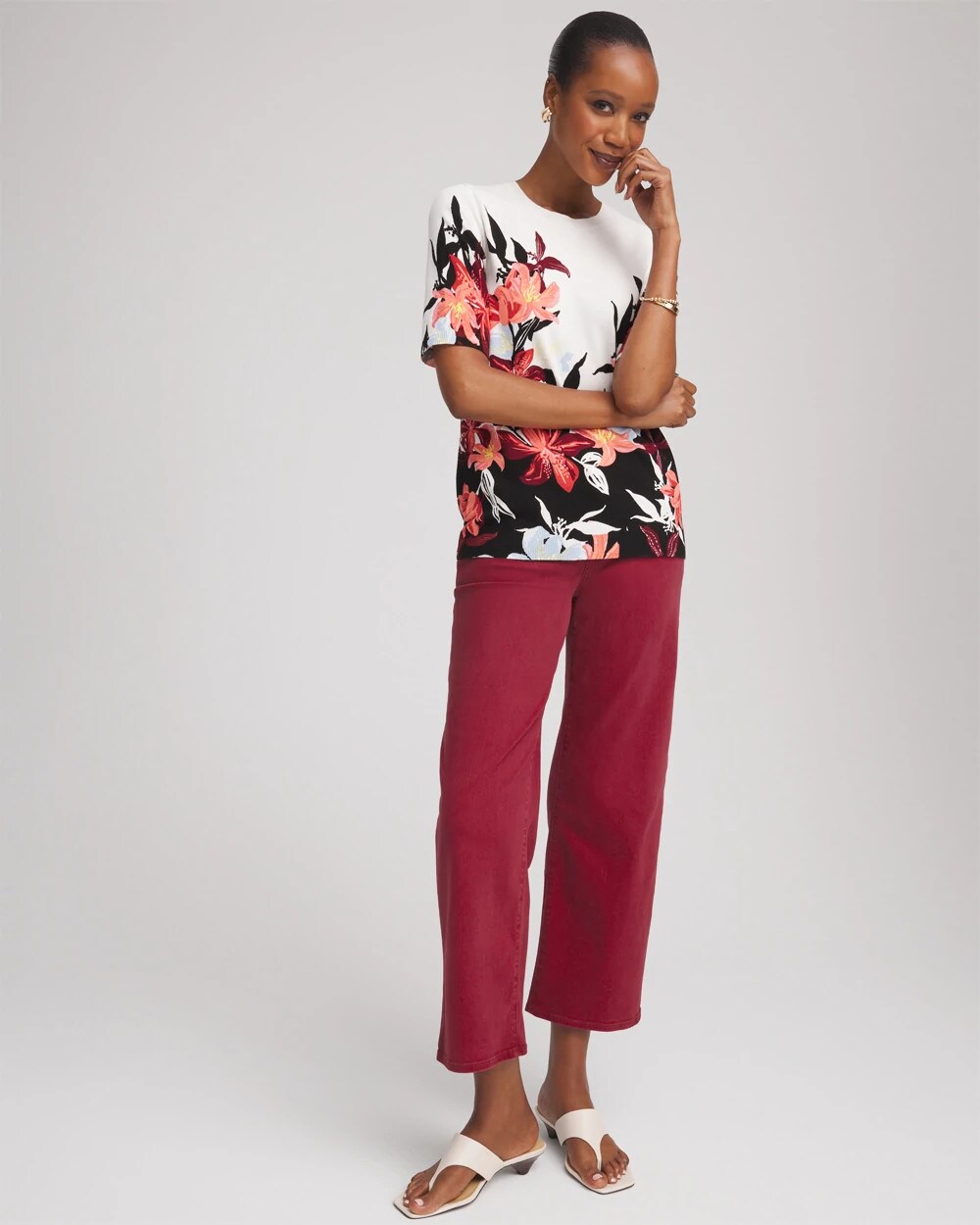 Girlfriend Cropped Wide-Leg Jean - Chico's