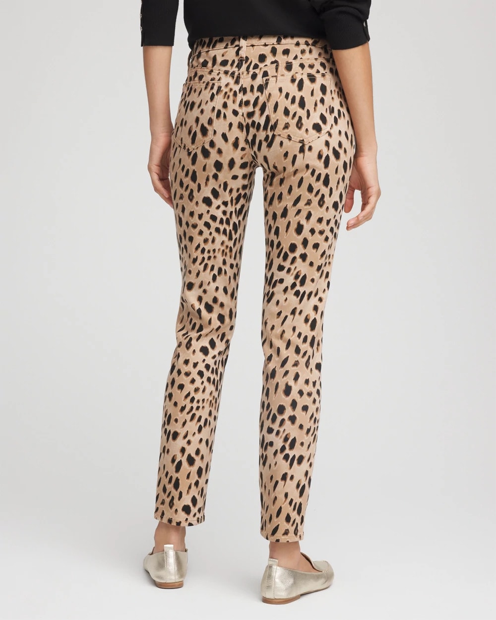 Leopard Girlfriend Slim Ankle Jeans - Chico's