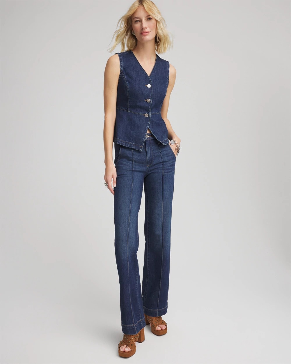 High-Rise Straight Fit Jeans - Chico's