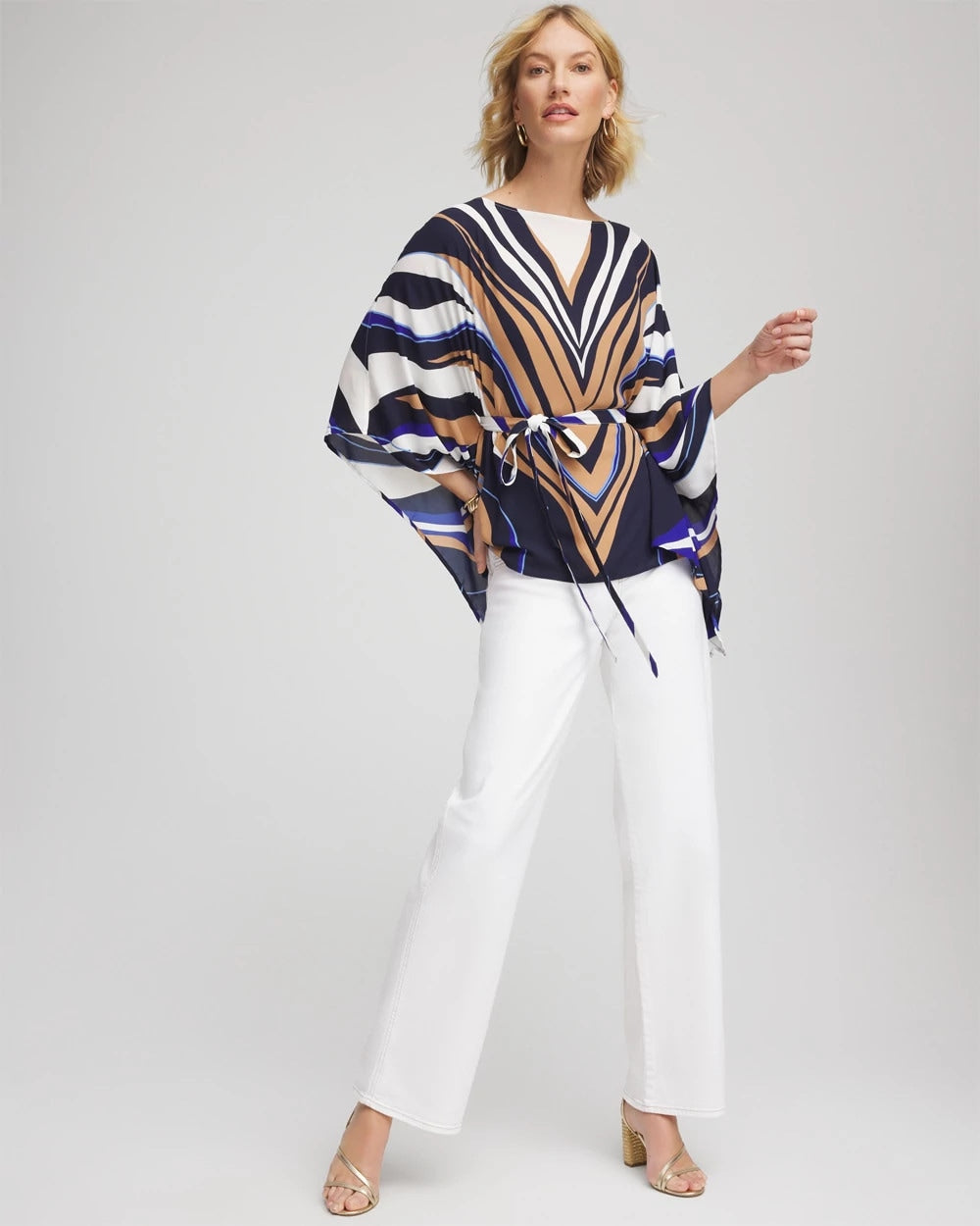 Petite Seeded Pull-On Wide-Leg Jeans - Chico's