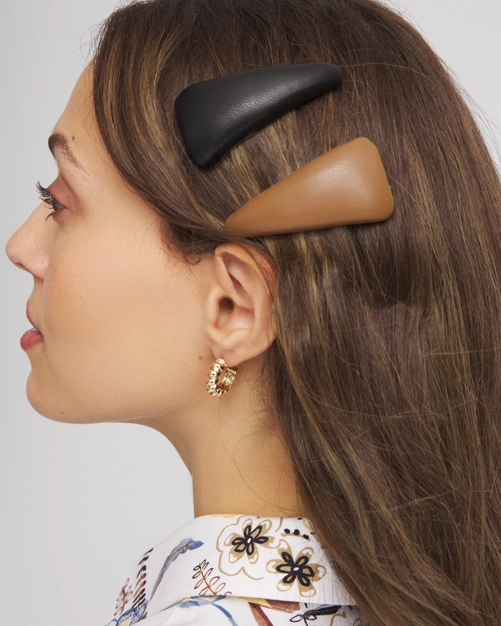 Classic Leather Motif Barrette - Chico's