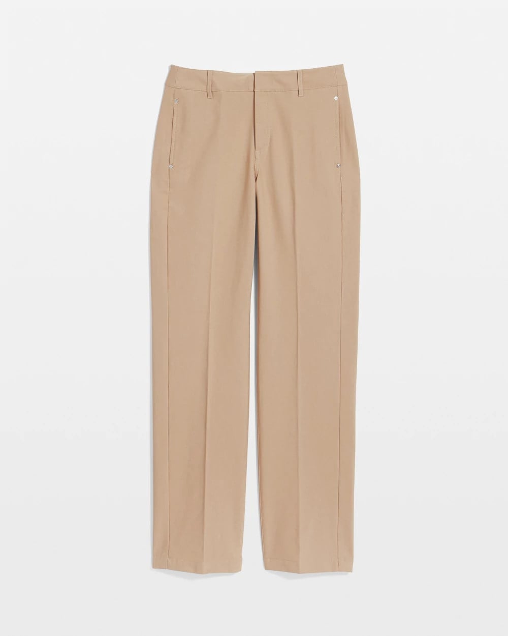 Cotton Straight-Leg Trousers - Chico's