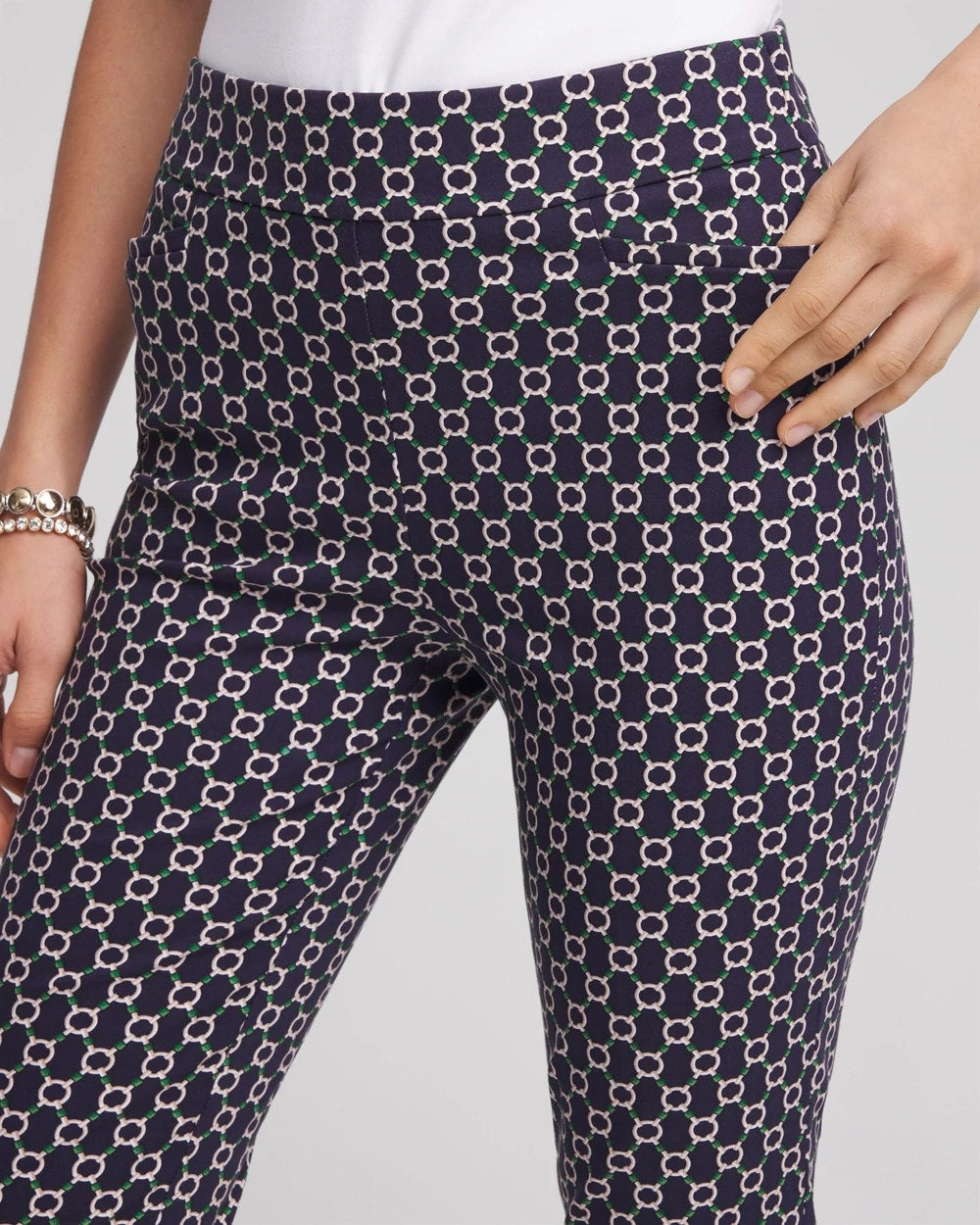 Brigitte™ Chain Connection Slim Pants - Chico's