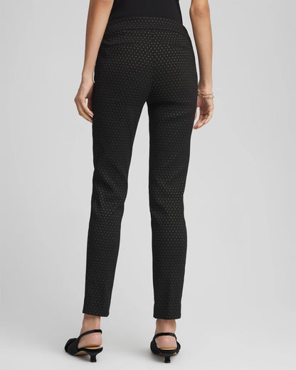 Brigitte™ Slim Ankle Jacquard Pants - Chico's