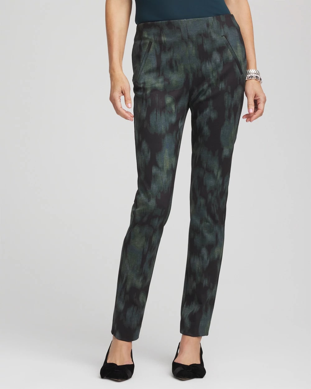 Brinkly Blur Juliet Slim Ankle Pants - Chico's