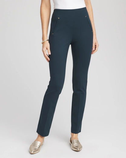 Juliet Slim Trim Detail Ankle Pants - Chico's