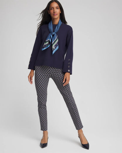 Brigitte™ Chain Connection Slim Ankle Pants - Chico's