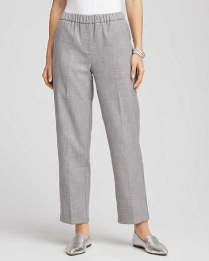 Shimmer Straight Tapered Ankle Pants - Chico's