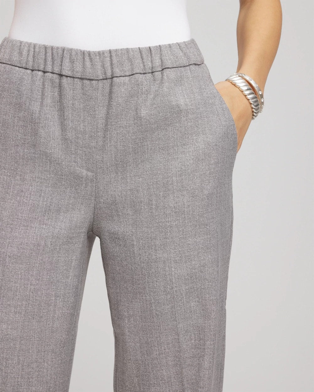 Shimmer Straight Tapered Ankle Pants - Chico's